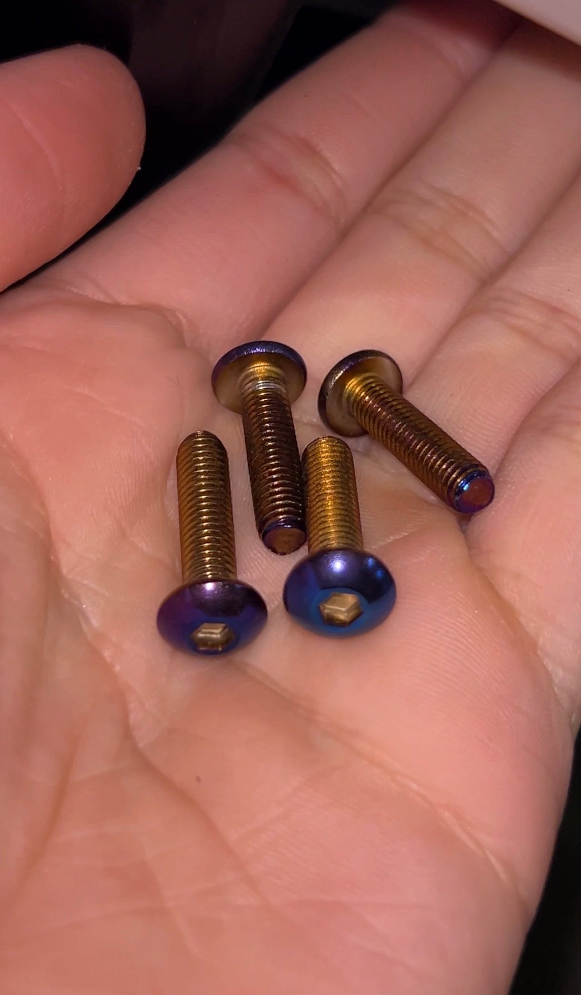 Titanium baja mount bolts